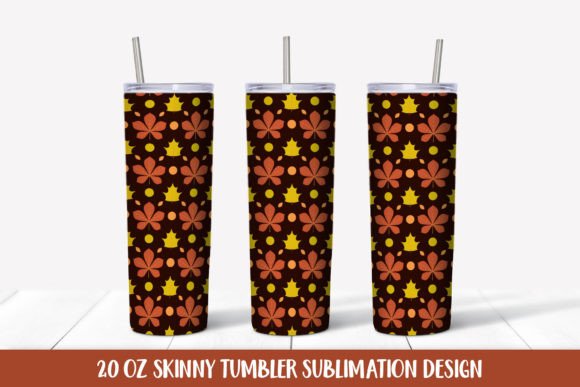 Autumn Leaves Tumbler Wrap Sublimation