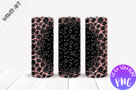 Baby Pink Glitter Skinny Tumbler Wrap