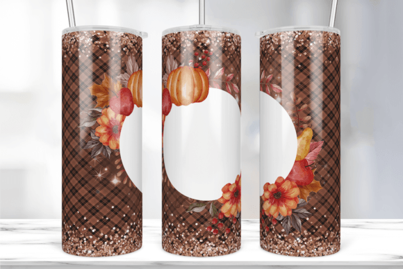 Fall Pumpkin Thanksgiving Tumbler Wrap