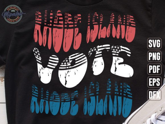 Rhode Island Vote State Vintage SVG Subl