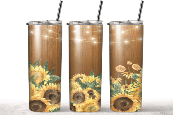 Sunflowers Fall Vintage 20 Oz Tumbler