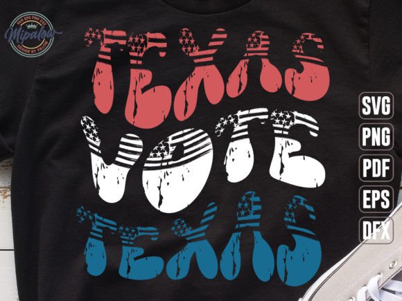 Texas Vote State Vintage SVG Sublimation