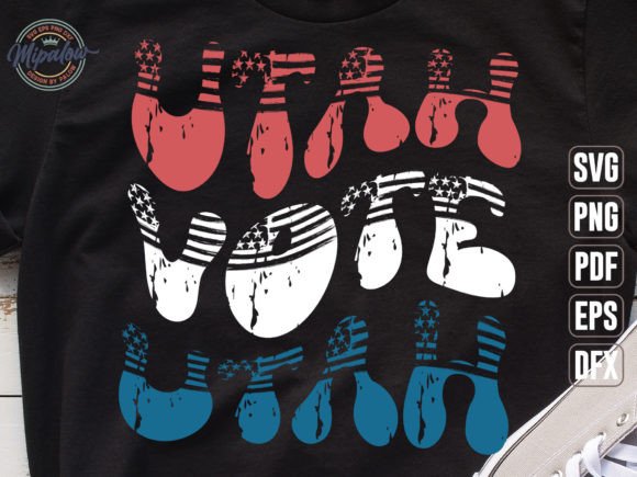 Utah Vote State Vintage SVG Sublimation